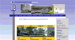 Desktop Screenshot of gutenbergschule.de