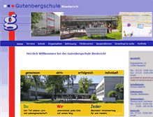 Tablet Screenshot of gutenbergschule.de